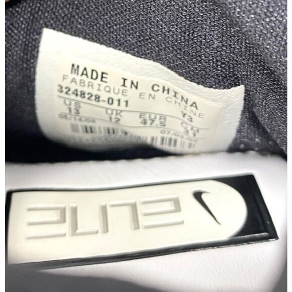 Nike Hyperdunk Elite TB Men Size 13 Black White 2008 324828-011 RARE HTF Y2K - Picture 9 of 10